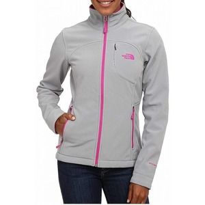 The North Face Apex Bionic Jacket Mid Grey/Luminous Pink (Prior Season) MD